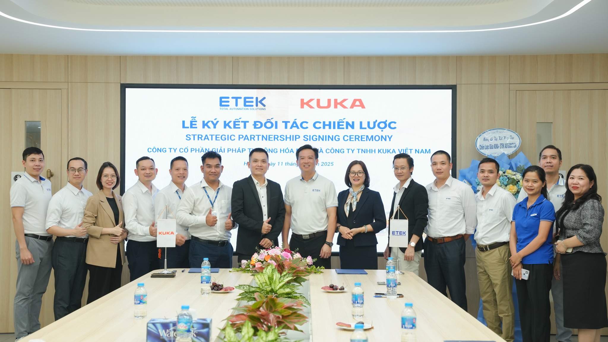 Sự kiện đánh dấu cột mốc quan trọng trong hành trình kết nối công nghệ quốc tế của ETEK