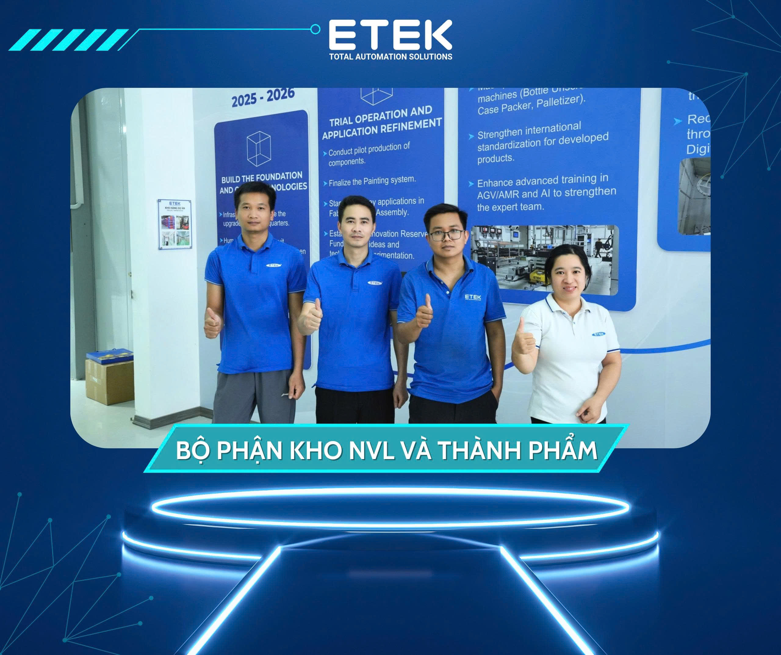 Bộ phận kho NVL và thành phẩm