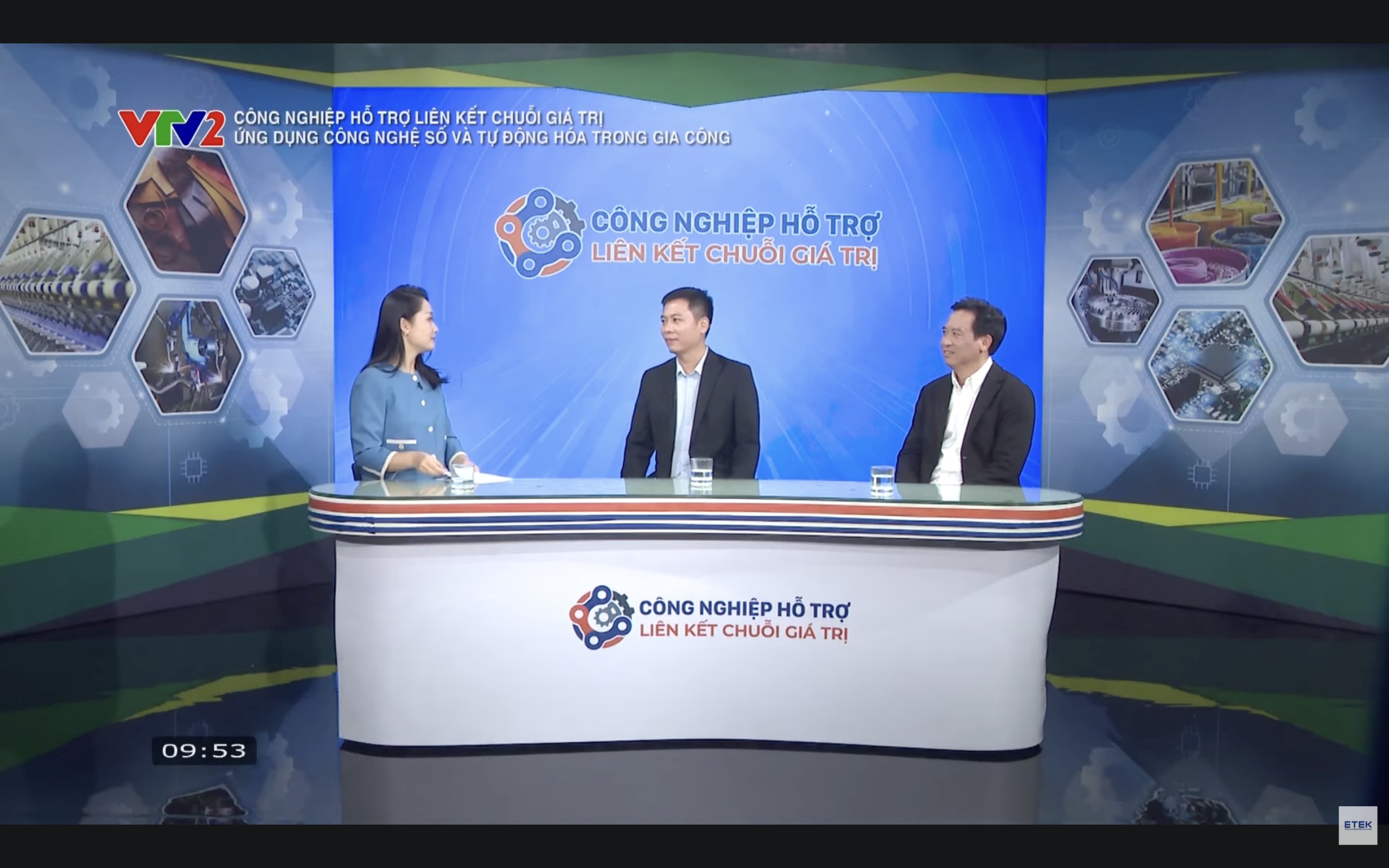 ETEK tham gia chương trình “Công nghiệp hỗ trợ – Liên kết chuỗi giá trị” phát sóng trên VTV2