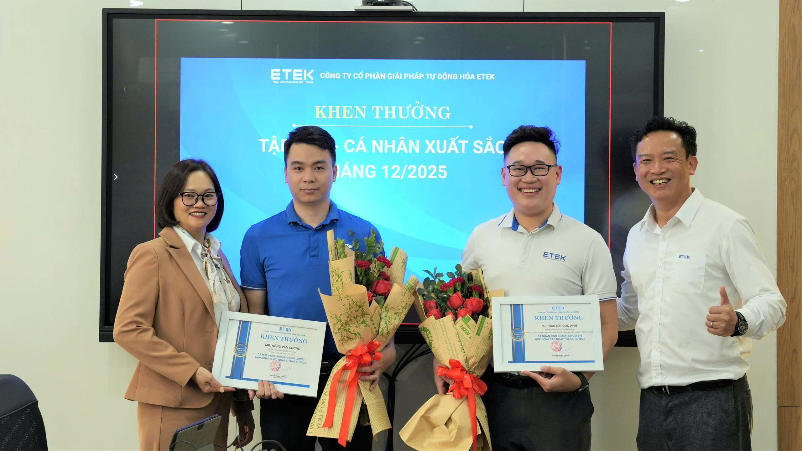 Vinh danh những cá nhân và tập thể xuất sắc – ghi nhận nỗ lực, lan tỏa động lực